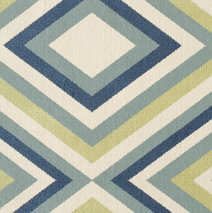 Wrought Studio Wexler Blue/Green Indoor/Outdoor Area Rug & Reviews